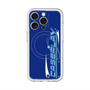 スリムプロテクションプレミアムケース with MagSafe［ オリジナル - Y2Kアレンジ - ブルー ］