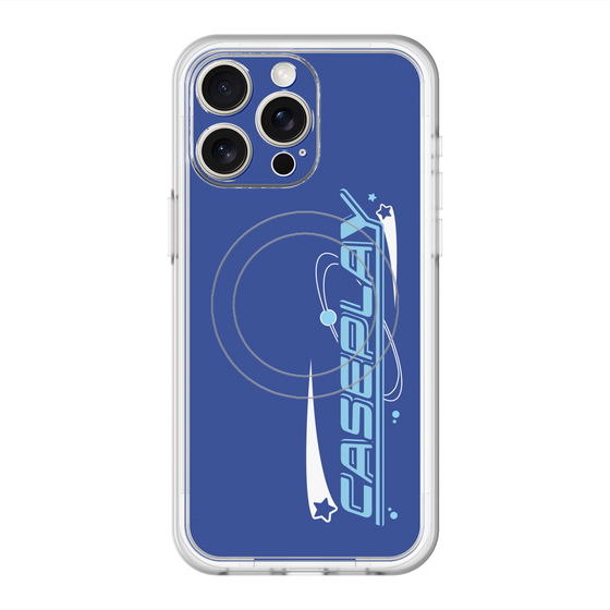 スリムプロテクションプレミアムケース with MagSafe［ オリジナル - Y2Kアレンジ - ブルー ］