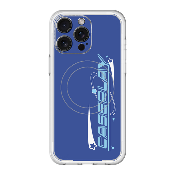 スリムプロテクションプレミアムケース with MagSafe［ オリジナル - Y2Kアレンジ - ブルー ］