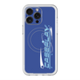 スリムプロテクションプレミアムケース with MagSafe［ オリジナル - Y2Kアレンジ - ブルー ］