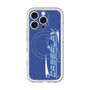 スリムプロテクションプレミアムケース with MagSafe［ オリジナル - Y2Kアレンジ - ブルー ］