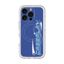 スリムプロテクションプレミアムケース with MagSafe［ オリジナル - Y2Kアレンジ - ブルー ］
