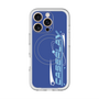 スリムプロテクションプレミアムケース with MagSafe［ オリジナル - Y2Kアレンジ - ブルー ］