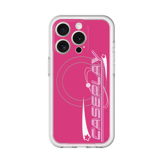 スリムプロテクションプレミアムケース with MagSafe［ オリジナル - Y2Kアレンジ - ピンク ］