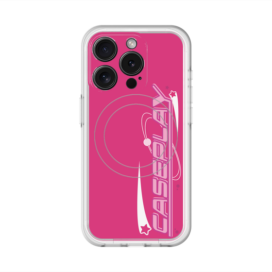 スリムプロテクションプレミアムケース with MagSafe［ オリジナル - Y2Kアレンジ - ピンク ］
