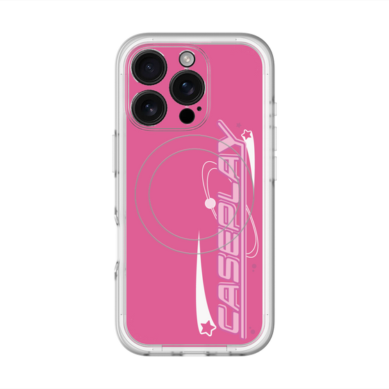 スリムプロテクションプレミアムケース with MagSafe［ オリジナル - Y2Kアレンジ - ピンク ］