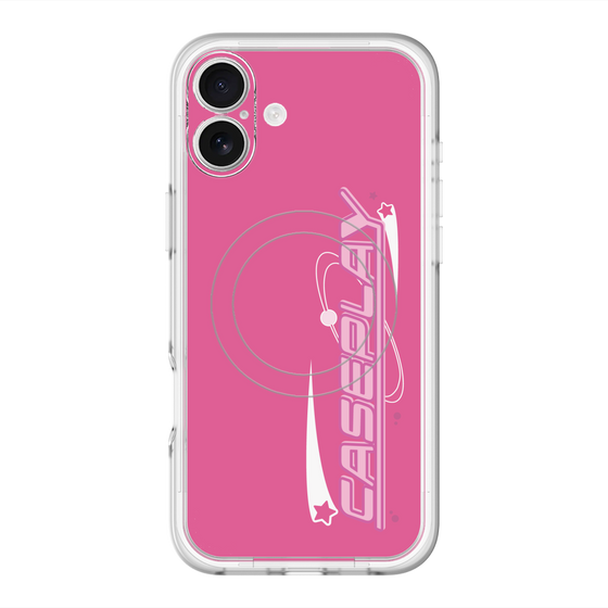 スリムプロテクションプレミアムケース with MagSafe［ オリジナル - Y2Kアレンジ - ピンク ］