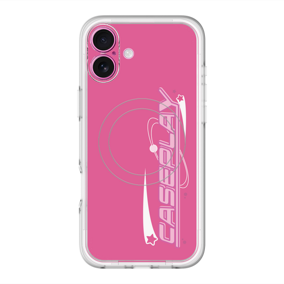 スリムプロテクションプレミアムケース with MagSafe［ オリジナル - Y2Kアレンジ - ピンク ］