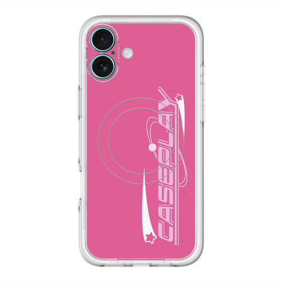 スリムプロテクションプレミアムケース with MagSafe［ オリジナル - Y2Kアレンジ - ピンク ］
