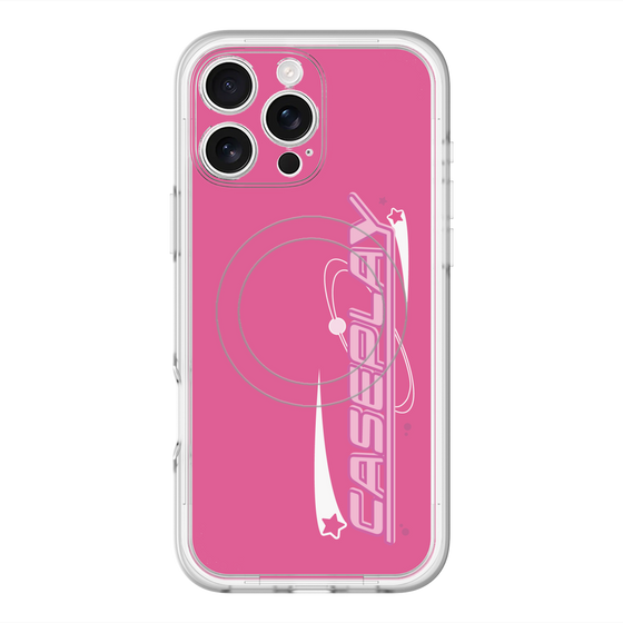 スリムプロテクションプレミアムケース with MagSafe［ オリジナル - Y2Kアレンジ - ピンク ］