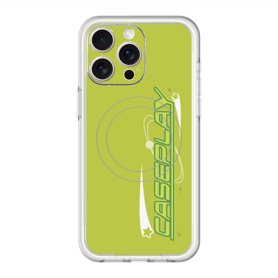 スリムプロテクションプレミアムケース with MagSafe［ オリジナル - Y2Kアレンジ - グリーン ］
