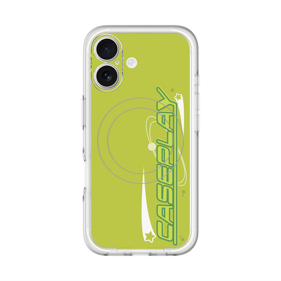 スリムプロテクションプレミアムケース with MagSafe［ オリジナル - Y2Kアレンジ - グリーン ］