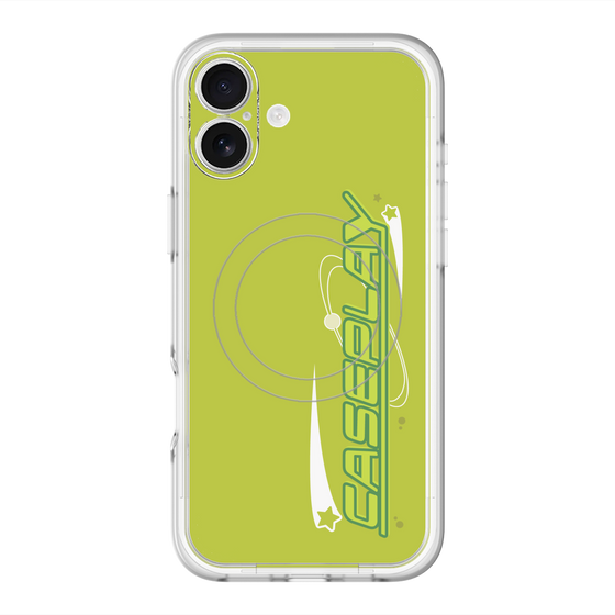 スリムプロテクションプレミアムケース with MagSafe［ オリジナル - Y2Kアレンジ - グリーン ］