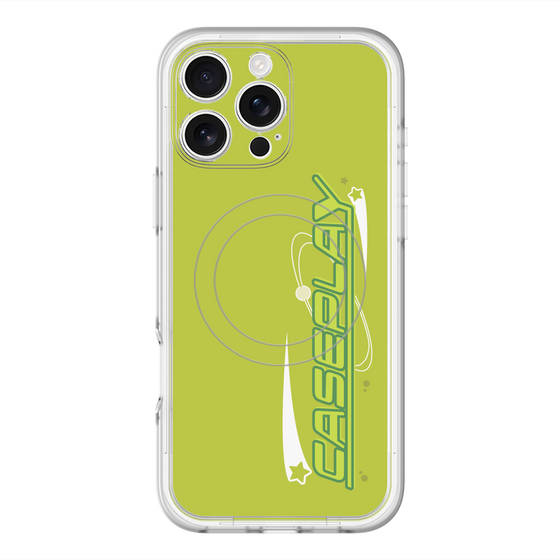 スリムプロテクションプレミアムケース with MagSafe［ オリジナル - Y2Kアレンジ - グリーン ］