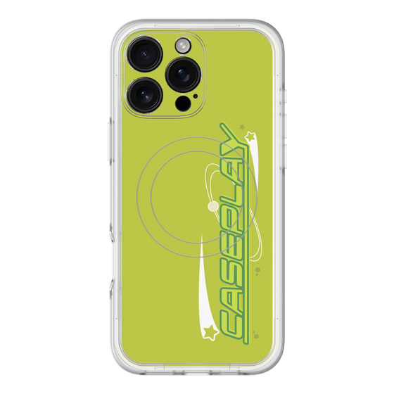 スリムプロテクションプレミアムケース with MagSafe［ オリジナル - Y2Kアレンジ - グリーン ］