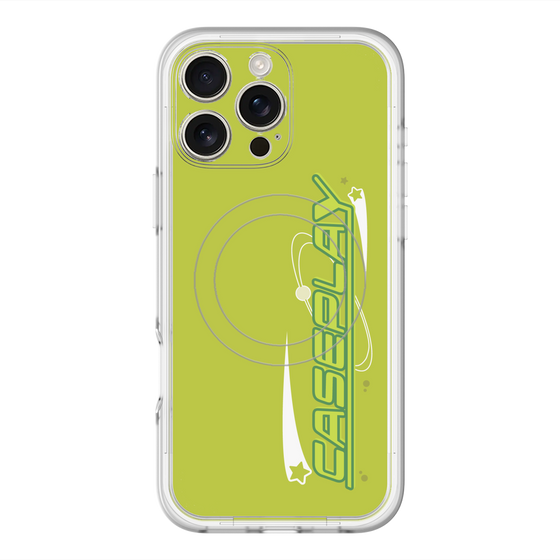 スリムプロテクションプレミアムケース with MagSafe［ オリジナル - Y2Kアレンジ - グリーン ］