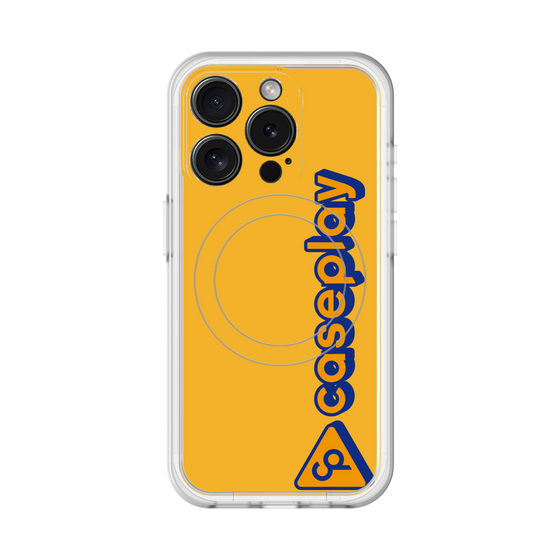 スリムプロテクションプレミアムケース with MagSafe［ オリジナル - CASEPLAYロゴタイプ - オレンジ ］