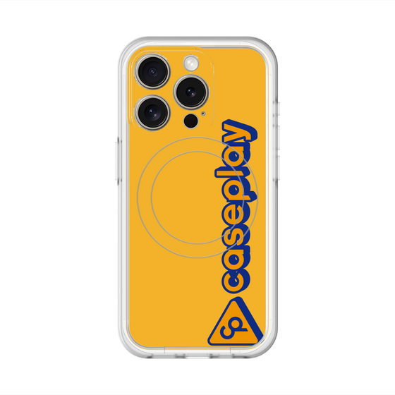 スリムプロテクションプレミアムケース with MagSafe［ オリジナル - CASEPLAYロゴタイプ - オレンジ ］