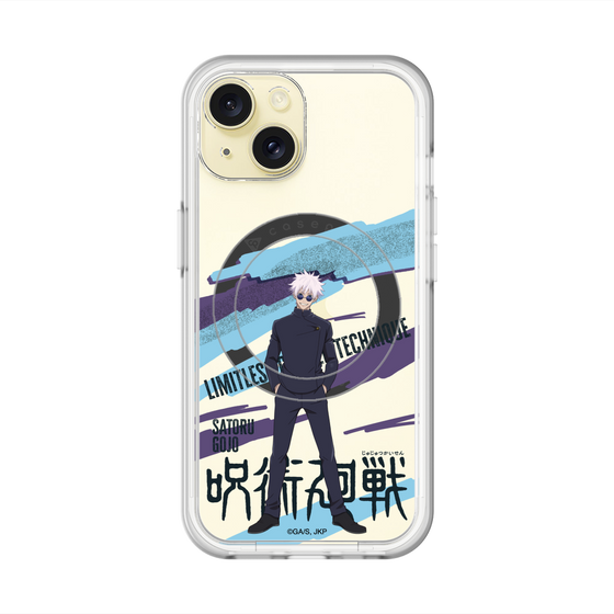 スリムプロテクションプレミアムケース with MagSafe［ 呪術廻戦 - 立ち絵 - 五条 悟（懐玉・玉折） ］