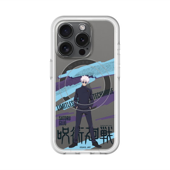 スリムプロテクションプレミアムケース with MagSafe［ 呪術廻戦 - 立ち絵 - 五条 悟（懐玉・玉折） ］