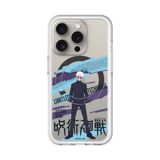 スリムプロテクションプレミアムケース with MagSafe［ 呪術廻戦 - 立ち絵 - 五条 悟（懐玉・玉折） ］