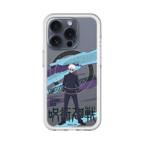 スリムプロテクションプレミアムケース with MagSafe［ 呪術廻戦 - 立ち絵 - 五条 悟（懐玉・玉折） ］