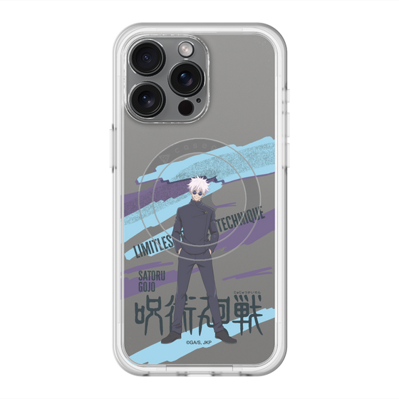 スリムプロテクションプレミアムケース with MagSafe［ 呪術廻戦 - 立ち絵 - 五条 悟（懐玉・玉折） ］