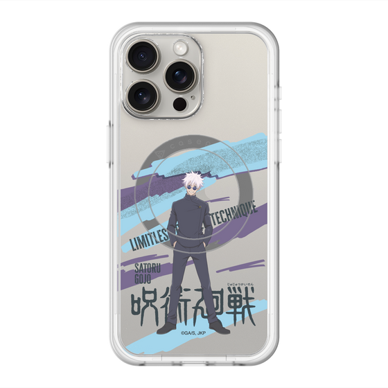 スリムプロテクションプレミアムケース with MagSafe［ 呪術廻戦 - 立ち絵 - 五条 悟（懐玉・玉折） ］