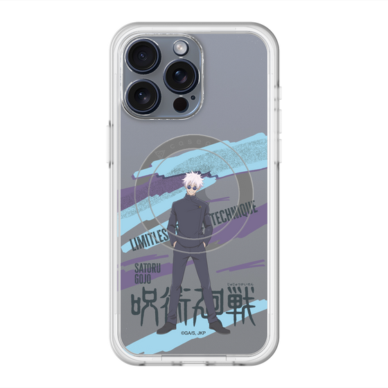 スリムプロテクションプレミアムケース with MagSafe［ 呪術廻戦 - 立ち絵 - 五条 悟（懐玉・玉折） ］