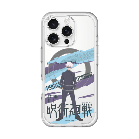 スリムプロテクションプレミアムケース with MagSafe［ 呪術廻戦 - 立ち絵 - 五条 悟（懐玉・玉折） ］