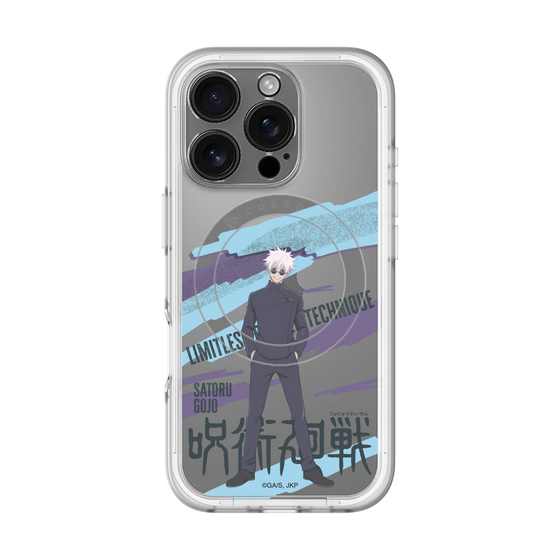 スリムプロテクションプレミアムケース with MagSafe［ 呪術廻戦 - 立ち絵 - 五条 悟（懐玉・玉折） ］