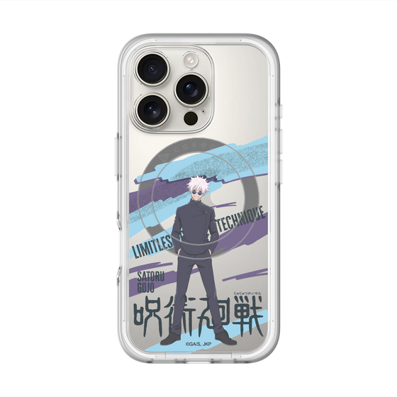 スリムプロテクションプレミアムケース with MagSafe［ 呪術廻戦 - 立ち絵 - 五条 悟（懐玉・玉折） ］