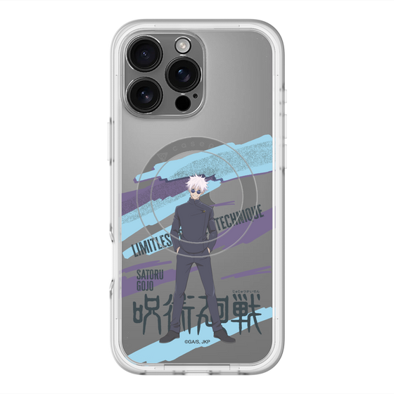スリムプロテクションプレミアムケース with MagSafe［ 呪術廻戦 - 立ち絵 - 五条 悟（懐玉・玉折） ］