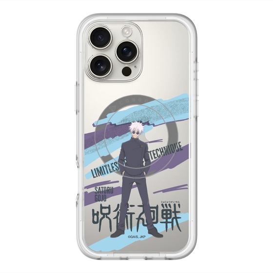 スリムプロテクションプレミアムケース with MagSafe［ 呪術廻戦 - 立ち絵 - 五条 悟（懐玉・玉折） ］