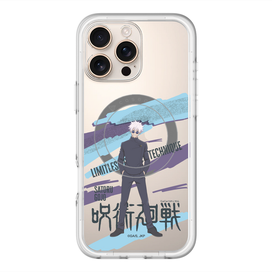 スリムプロテクションプレミアムケース with MagSafe［ 呪術廻戦 - 立ち絵 - 五条 悟（懐玉・玉折） ］