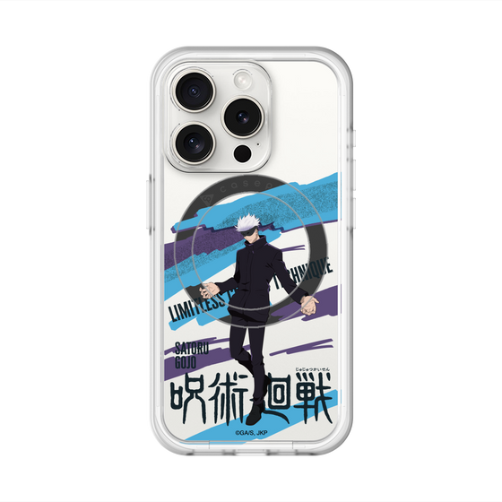 スリムプロテクションプレミアムケース with MagSafe［ 呪術廻戦 - 立ち絵 - 五条 悟 ］