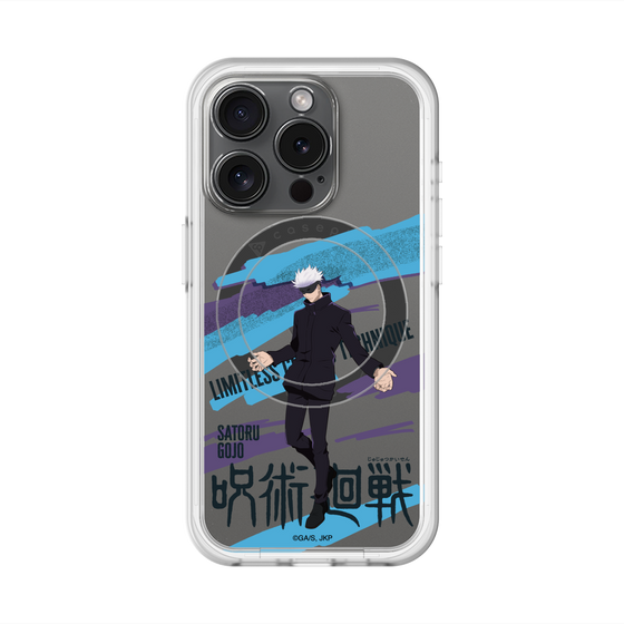 スリムプロテクションプレミアムケース with MagSafe［ 呪術廻戦 - 立ち絵 - 五条 悟 ］