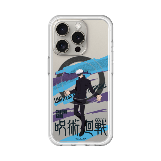 スリムプロテクションプレミアムケース with MagSafe［ 呪術廻戦 - 立ち絵 - 五条 悟 ］