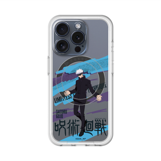 スリムプロテクションプレミアムケース with MagSafe［ 呪術廻戦 - 立ち絵 - 五条 悟 ］