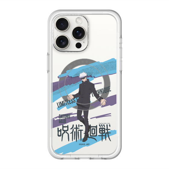 スリムプロテクションプレミアムケース with MagSafe［ 呪術廻戦 - 立ち絵 - 五条 悟 ］