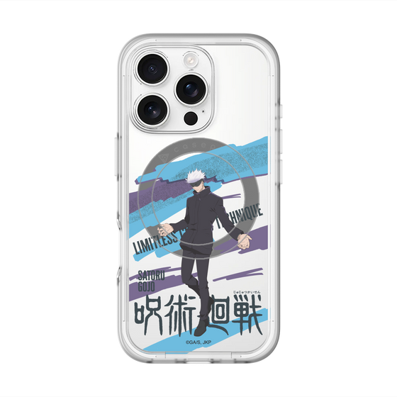 スリムプロテクションプレミアムケース with MagSafe［ 呪術廻戦 - 立ち絵 - 五条 悟 ］