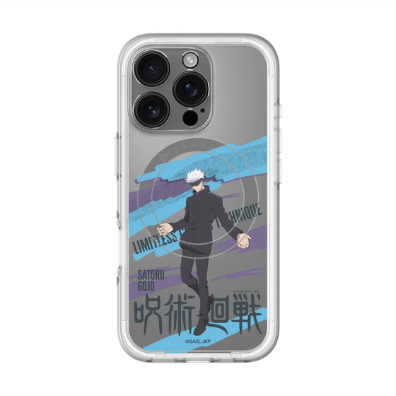 スリムプロテクションプレミアムケース with MagSafe［ 呪術廻戦 - 立ち絵 - 五条 悟 ］