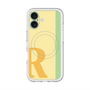 スリムプロテクションプレミアムケース with MagSafe［ オリジナル - initial color line - R yellow ］