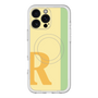 スリムプロテクションプレミアムケース with MagSafe［ オリジナル - initial color line - R yellow ］