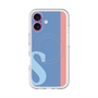 スリムプロテクションプレミアムケース with MagSafe［ オリジナル - initial color line - S blue ］
