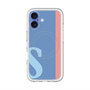 スリムプロテクションプレミアムケース with MagSafe［ オリジナル - initial color line - S blue ］