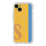 スリムプロテクションプレミアムケース with MagSafe［ オリジナル - initial color line - S orange ］