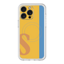 スリムプロテクションプレミアムケース with MagSafe［ オリジナル - initial color line - S orange ］