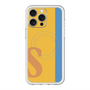 スリムプロテクションプレミアムケース with MagSafe［ オリジナル - initial color line - S orange ］