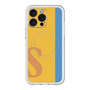 スリムプロテクションプレミアムケース with MagSafe［ オリジナル - initial color line - S orange ］